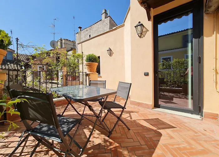 Cs Stylish Loft With Terrace Spanish Steps Apartament *