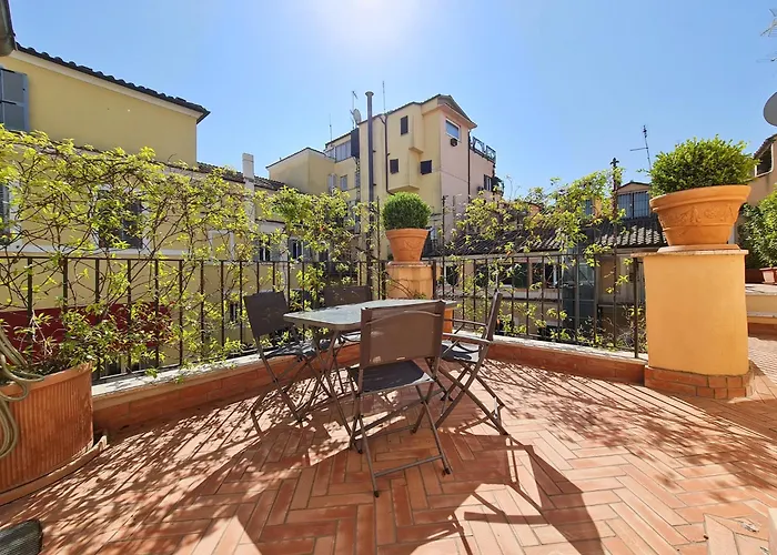 Cs Stylish Loft With Terrace Spanish Steps Apartament Rzym